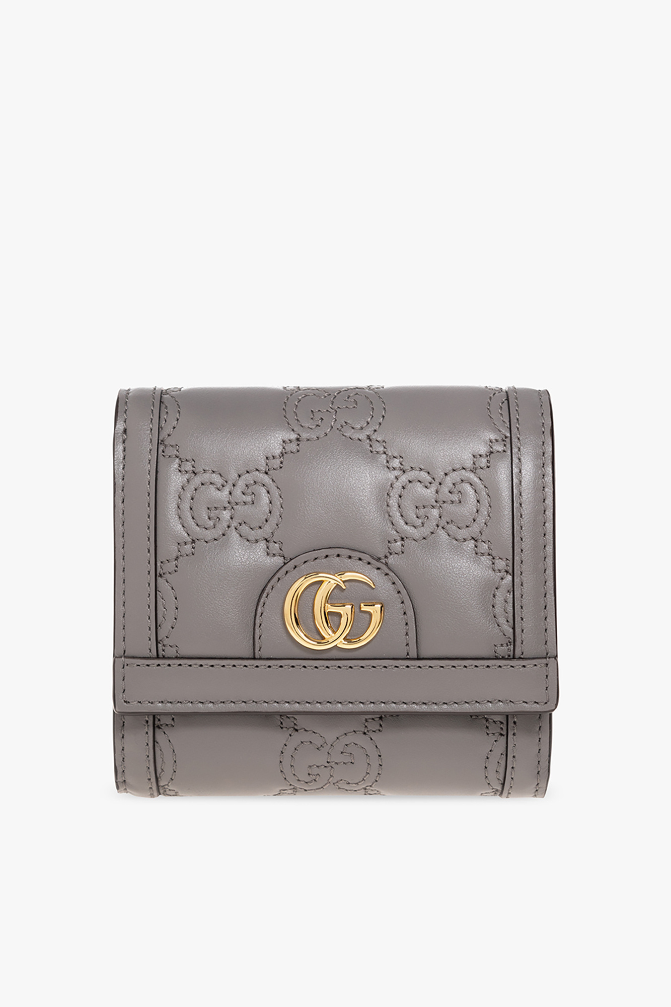 Gucci Wallet with logo never Gucci lion head brooch Women s